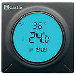 Терморегулятор программатор Castle AC829H WI-FI БІЛИЙ/ ГРАФІТ, фото 3