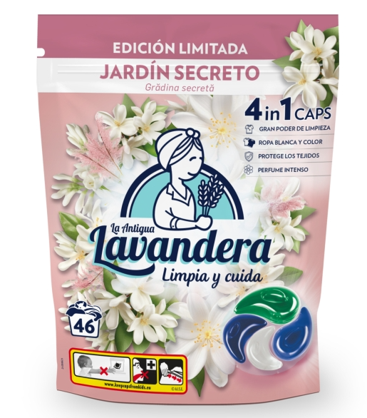 Капсули для прання Lavandera 4в1 Jardin Secreto 46 шт, фото 1