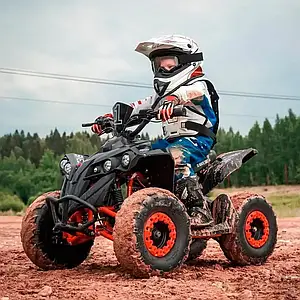 Квадроцикл електричний із мотором 1000W Profi HB-EATV1000Q-2ST V2 чорно-червоний для дітей від 6 років