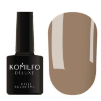 Гель-лак Komilfo Deluxe Series №D236 (сіро-бежевий, емаль), 8 мл