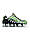 Чоловічі шкіряні текстиль кросівки Nike Shox TL White Black Green, кеди Найк шкіра текстиль. Чоловіче взуття, фото 5