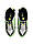 Чоловічі шкіряні текстиль кросівки Nike Shox TL White Black Green, кеди Найк шкіра текстиль. Чоловіче взуття, фото 7