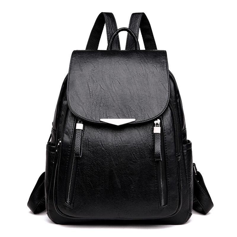 Жіночий рюкзак еко-шкіра Black 1129