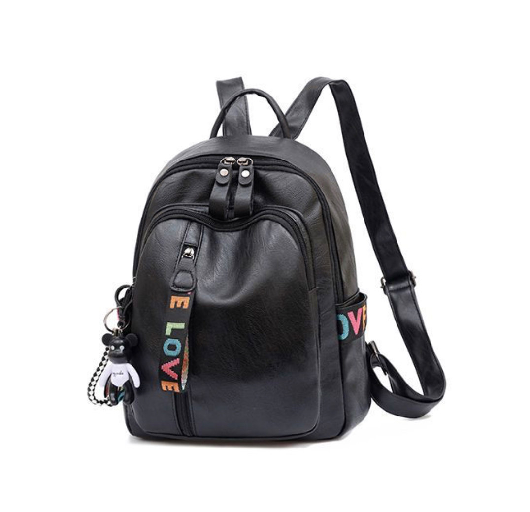 Жіночий рюкзак еко-шкіра 1254 Black
