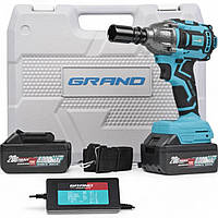 Акумуляторний гайковерт Grand АГ-21UBL/PRO (21В, 2 акум 4А/год. КЕЙС, ЧЕХІЯ)