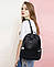Жіночий рюкзак — сумка 1263 black, фото 4