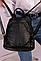 Рюкзак міський еко шкіра 335615 Чорний, фото 2