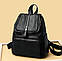 Жіночий рюкзак еко-шкіра 1288 Black, фото 2