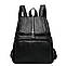 Жіночий рюкзак еко-шкіра 1288 Black, фото 3