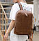 Рюкзак міський еко шкіра Brown 2026, фото 5