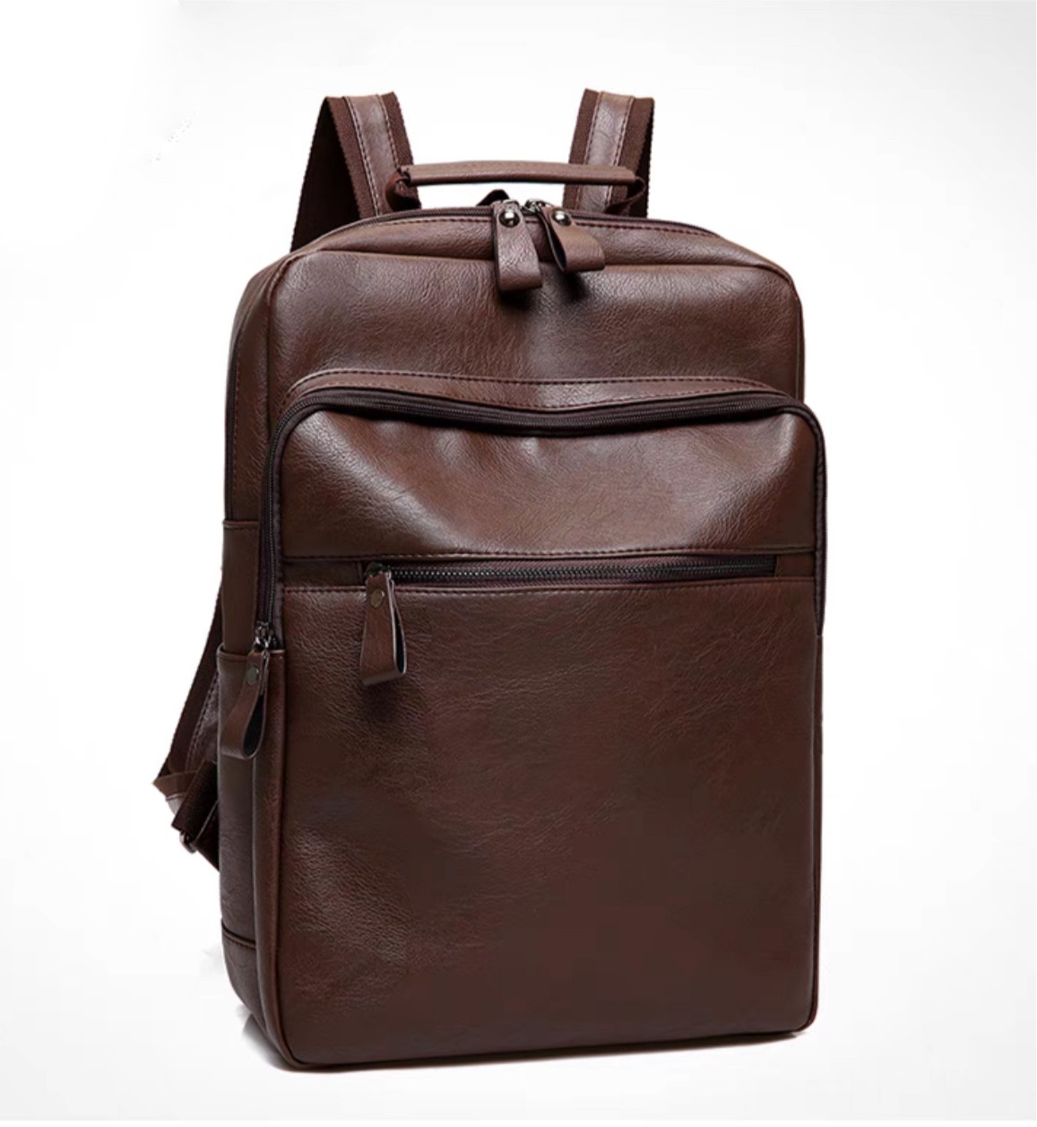 Рюкзак міський еко шкіра Dark Brown 2027