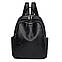 Жіночий рюкзак еко-шкіра 2033 Black, фото 2