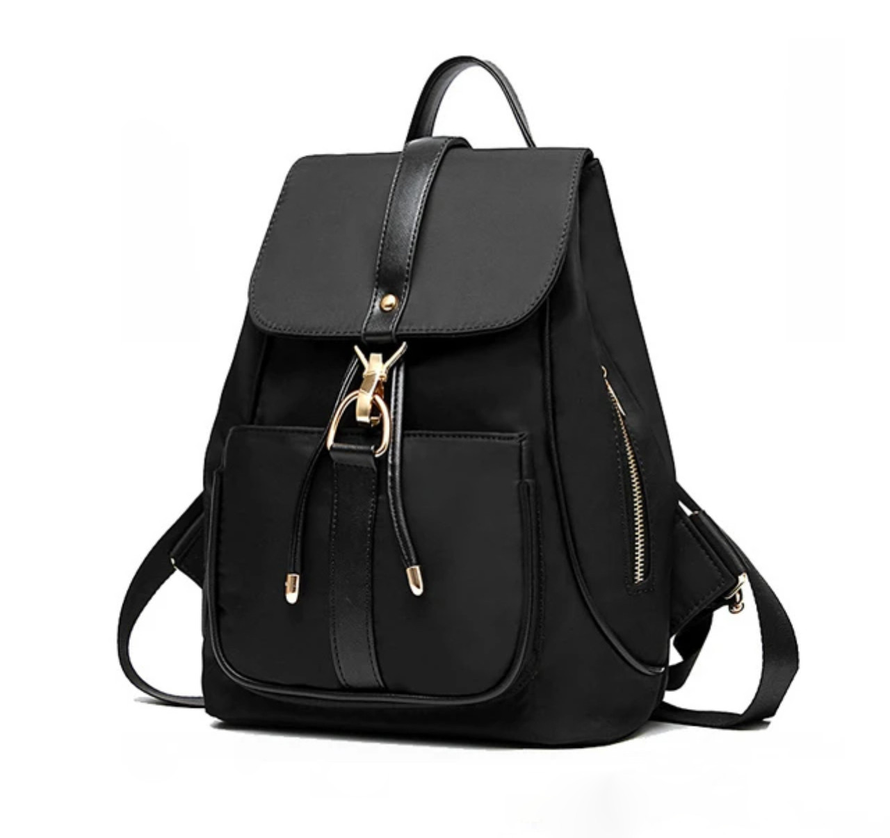 Жіночий міський рюкзак чорний 1305, фото 1