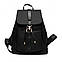 Жіночий міський рюкзак чорний 1305, фото 2