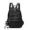 Жіночий міський рюкзак чорний 1307, фото 2