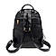 Жіночий рюкзак еко-шкіра 1318 Black, фото 3