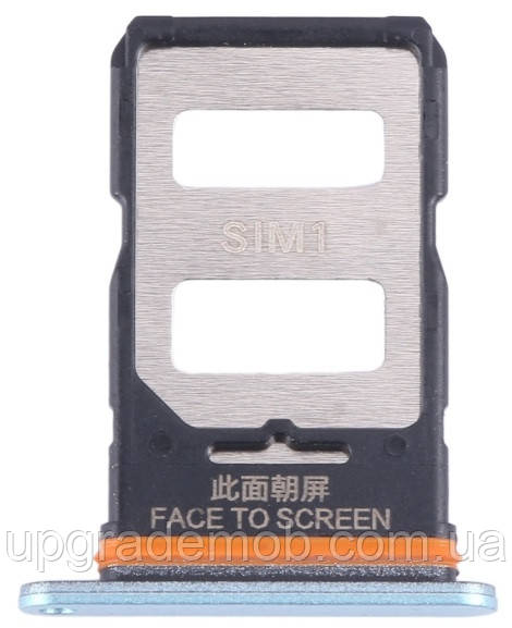 Тримач Sim-карти Xiaomi Redmi Note 13 Pro 5G синий Ocean Teal на дві Sim-карти