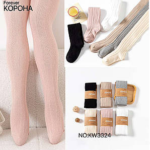 Колготки дитячі Оптом для дівчаток 3-5 років "Лінійні" Корона KW3324