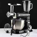 Універсальна кухонна машина 3в1 Rainberg 4200 Вт Комбайн-тістоміс з блендером та м’ясорубкою Тістоміс, фото 4