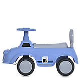 Дитяча каталка-толокар Bambi M 6023 музика світло Блакитний, фото 3