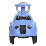 Дитяча каталка-толокар Bambi M 6023 музика світло Блакитний, фото 4