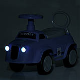 Дитяча каталка-толокар Bambi M 6023 музика світло Блакитний, фото 5