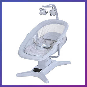 Дитячий заколисувальний центр підлогові електро гойдалки керування через телефон Mastela 8301 Білий