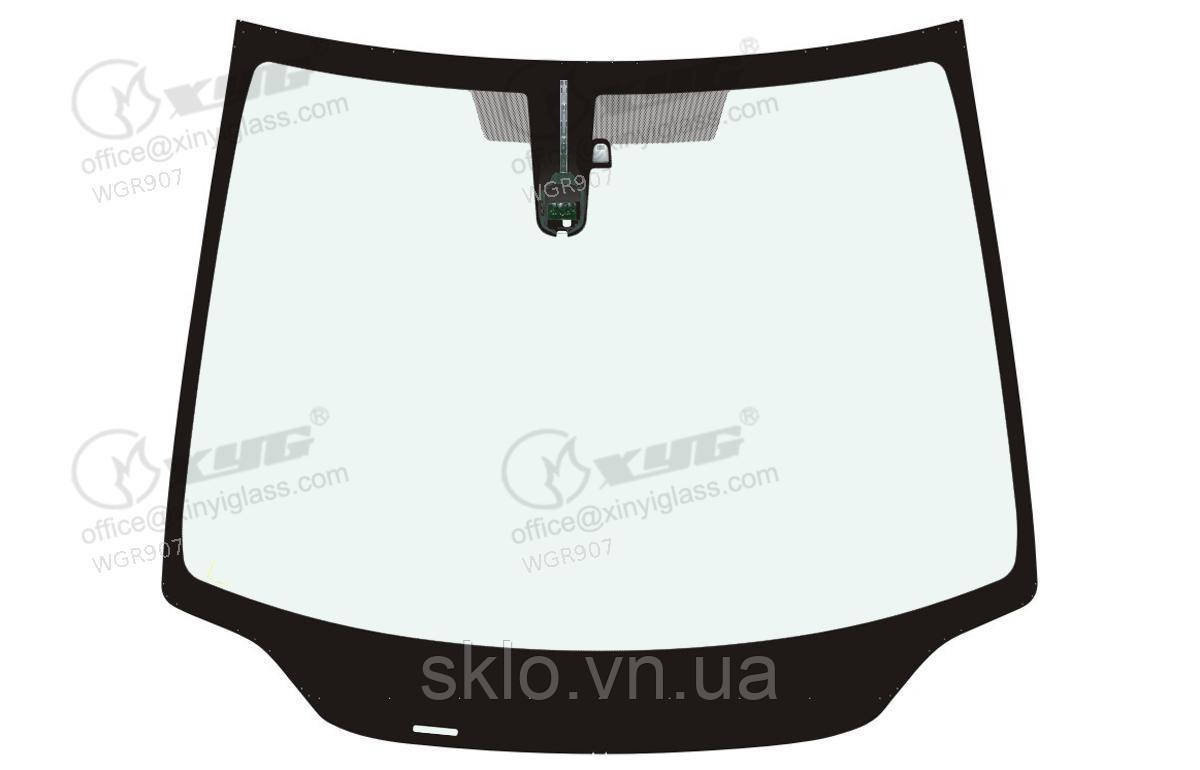 Лобове скло Honda Civic 3/5D 2006-2011 з датчиком, кріпленням, молдингом - Хонда Сівік