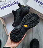 Кросівки Reebok Zig Kinetica 2.5 Edge Black Grey (чорно/сірі), фото 5