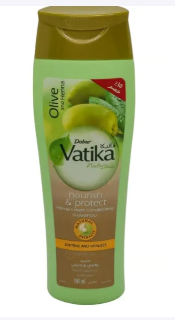Шампунь Dabur Vatika Живлення та захист з екстрактом оливкової олії 180 мл