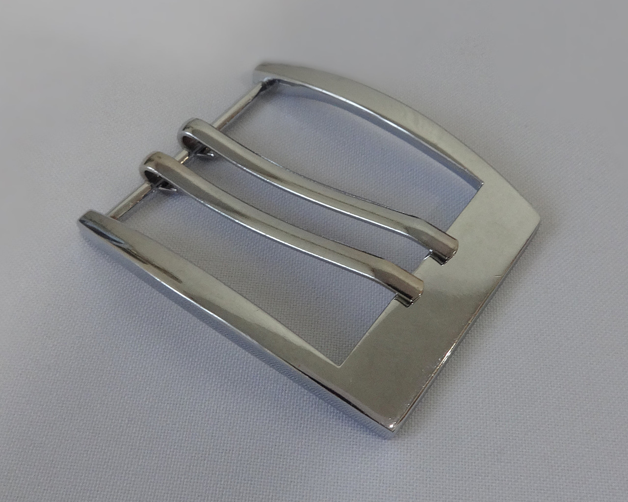 Пряжка чоловіча клас. 45 мм/2 проколу, нікель, фото 1