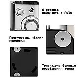 Потужний Кухонний комбайн Rainberg 3800Вт Планетарний міксер Тістоміс чаша 5л Кухонна машина, фото 3