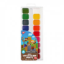 Фарби акварельні медові 18 кольорів Minecraft Yes, 110280