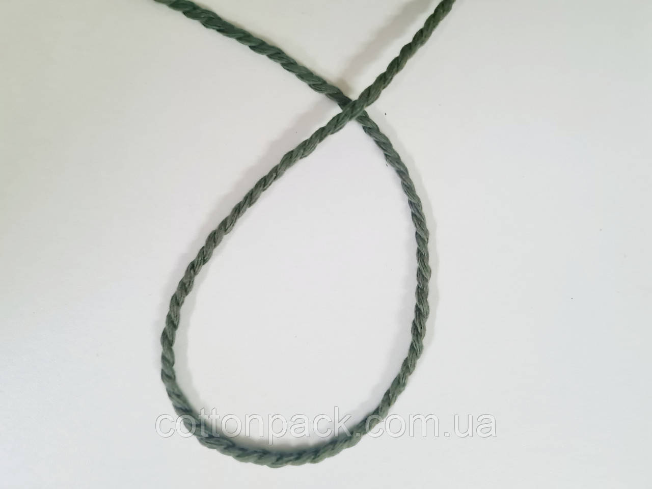 Шнур кручений хакі, фото 1