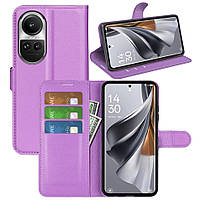 Чохол-книжка Litchie Wallet для Oppo Reno 10 5G / 10 Pro 5G Violet