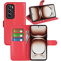 Чохол-книжка Litchie Wallet для Oppo Reno 12 5G Red