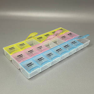 21x11,5см пластиковий контейнер-органайзер - 21 осередок