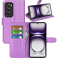 Чохол-книжка Litchie Wallet для Oppo Reno 12 Pro 5G Violet