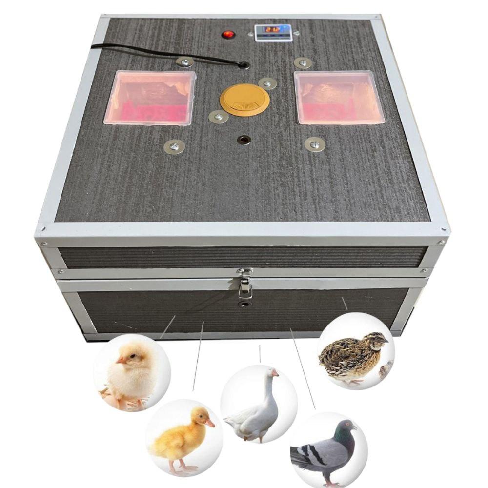Інкубатор універсальний, 36/144 з автоматичним переворотом, пластикові лотки, для розведення свійської птиці, фото 1