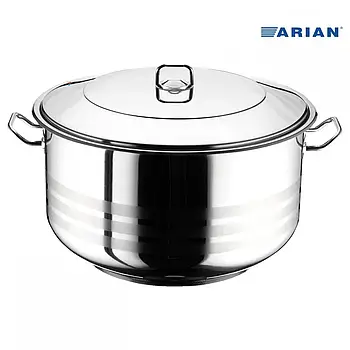 Каструля-котел із кришкою з нержавіючої сталі,  котел для кухні