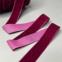 Оксамитова стрічка декоративна 2 см 20 м - 8061