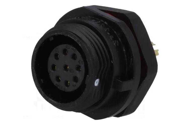 50 шт - Конектори WEIPU SP1312/S9 9pin мама IP68