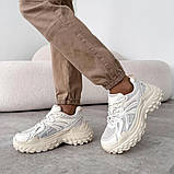 Кросівки з натуральної шкіри в поєднанні з текстилем, фото 3