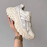 Кросівки з натуральної шкіри в поєднанні з текстилем, фото 4