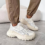 Кросівки з натуральної шкіри в поєднанні з текстилем, фото 7