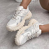 Кросівки з натуральної шкіри в поєднанні з текстилем, фото 8