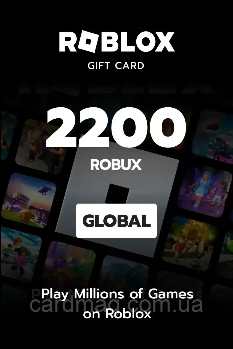Roblox Gift Card: 2200 Robux
