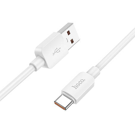 Кабель Hoco X96 Hyper 100W charging data cable Type-C White, фото 1