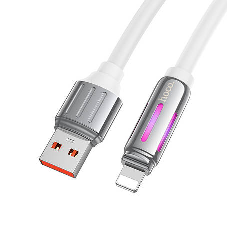 Кабель Hoco U136 Prize charging data cable iP White, фото 1