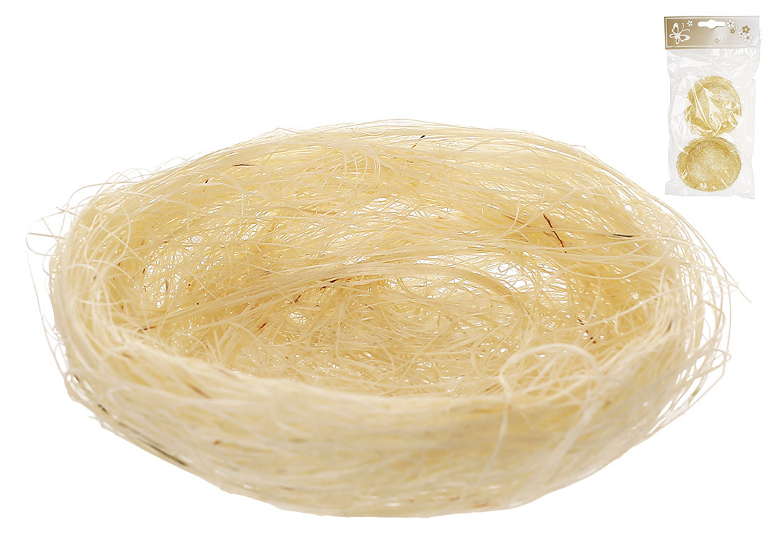 Набір (2шт) великодніх прикрас Гніздо 8*8см - 12 шт УПАКОВКА ТОВАР ВІД ВИРОБНИКА